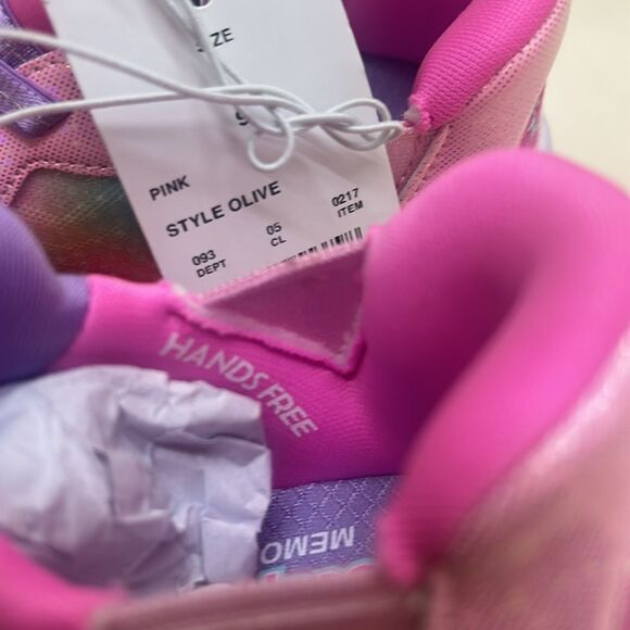 Skechers Kids' Star Light-Up Sneakers - Purple and Pink, NWT size 9 - Picture 7 of 7